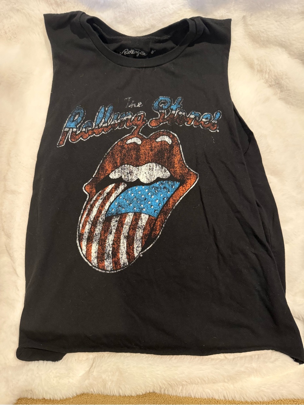 Rolling Stones Black Tank Top